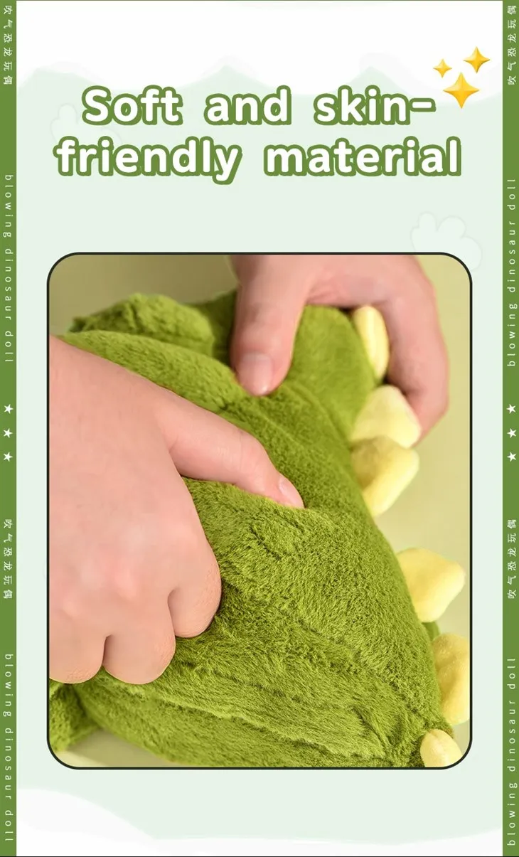 Blowing Dinosaur Children Plush Toy