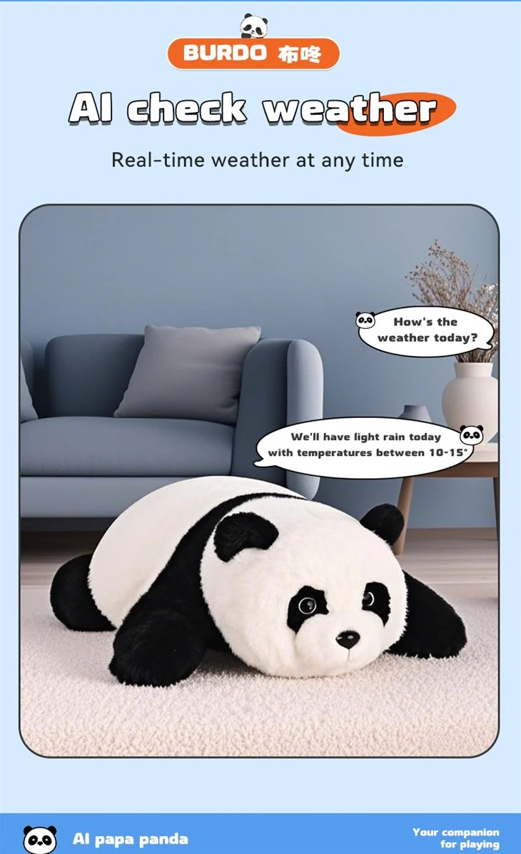 BURDO AI Panda - The Future Of Interactive Plush Toys Meet Your Child's New Best Friend: BURDO AI Panda 🤖🐼